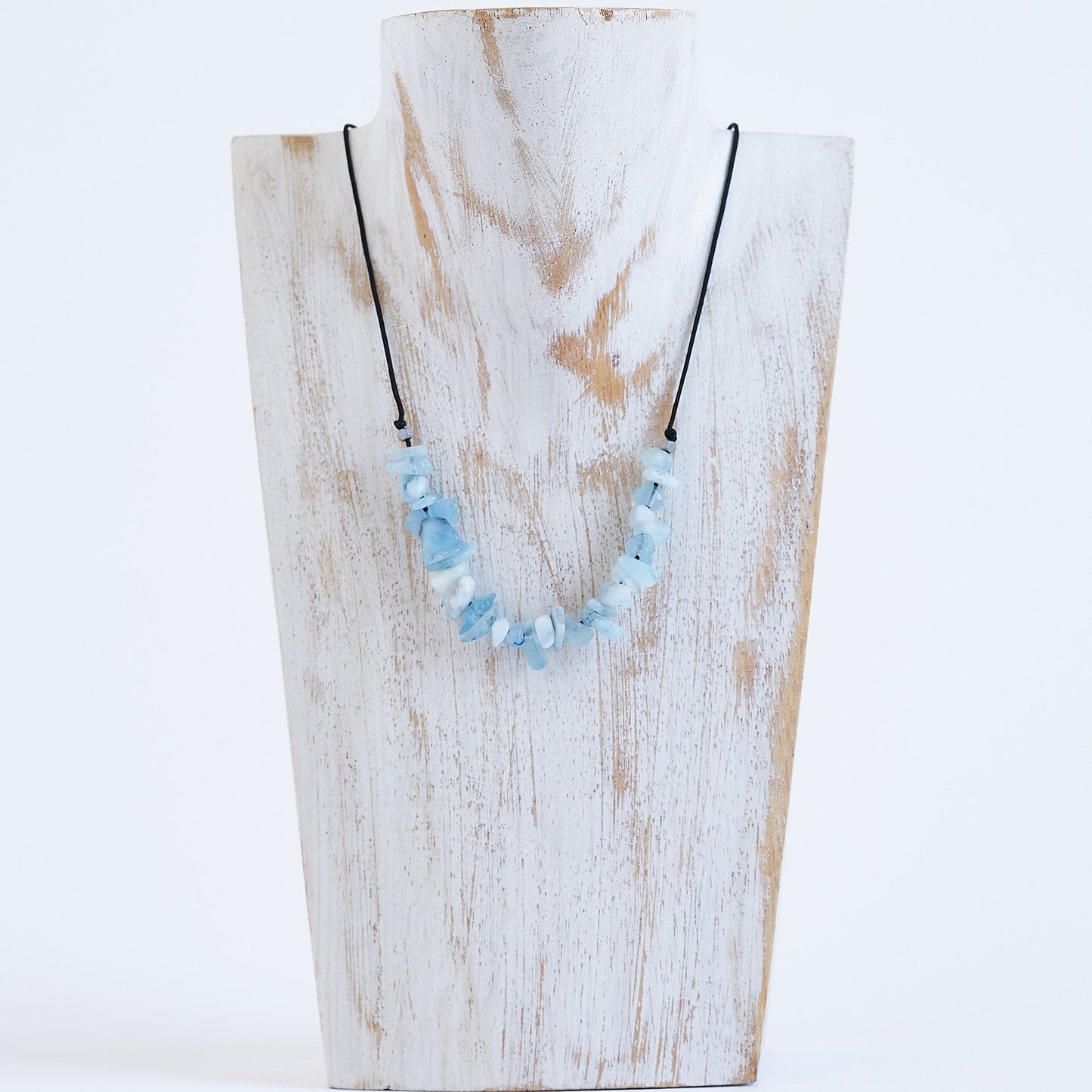 Collar con aguamarina, piedra Natural - NellayComplements #