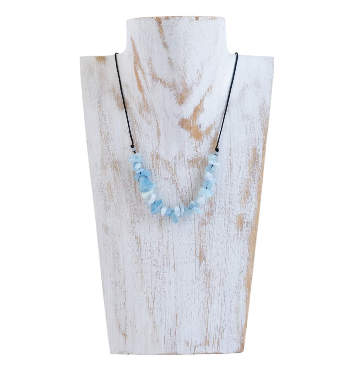 Collar con aguamarina, piedra Natural - NellayComplements #