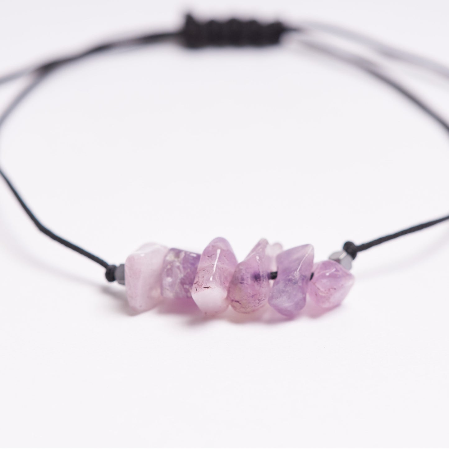 Pulsera con piedras de nacimiento mes de Febrero - NellayComplements #