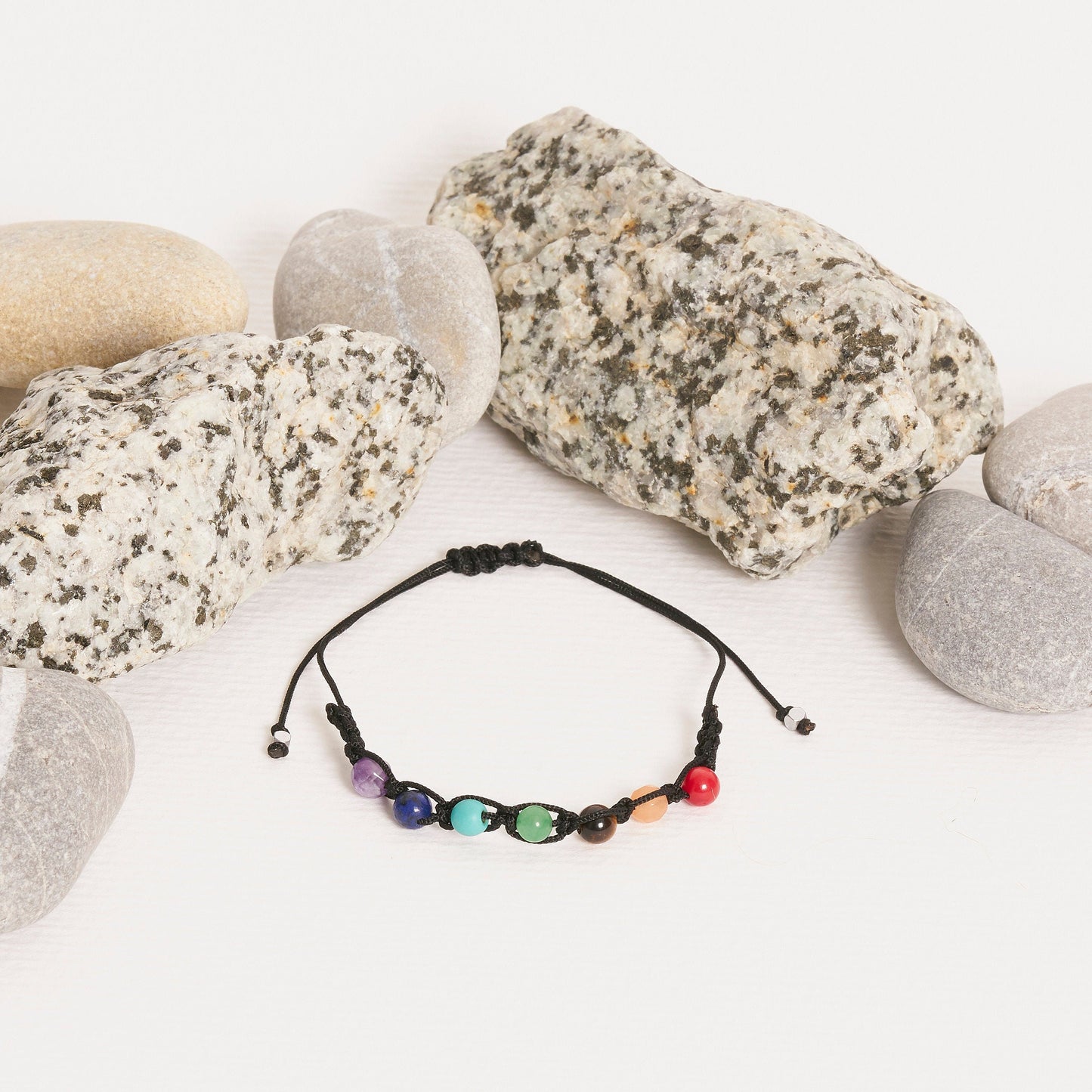 Pulsera 7 chakras con piedras naturales. - NellayComplements #