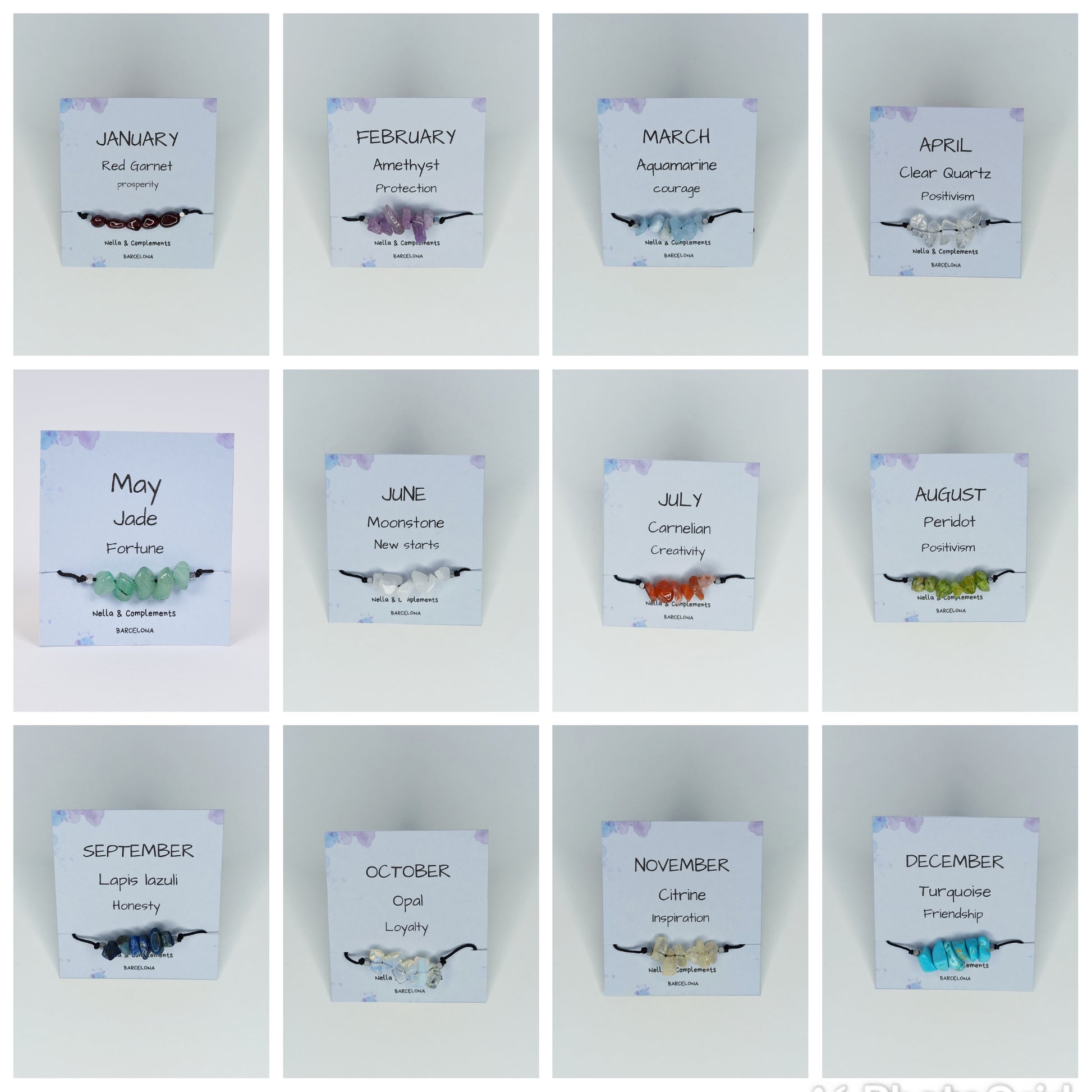 Pulsera piedra de nacimiento  | Piedras natales