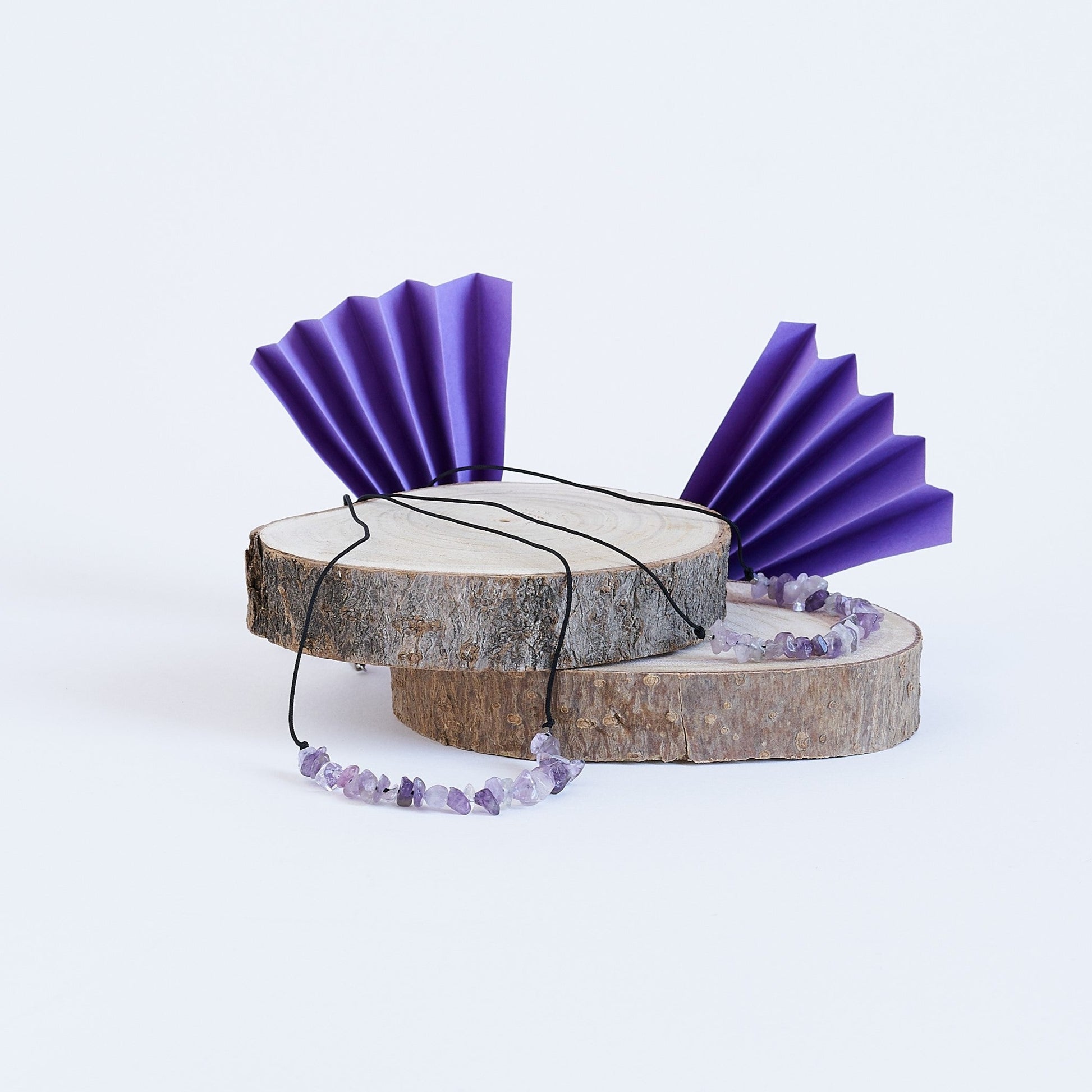 Collar con Amatista,  piedra natural - NellayComplements #