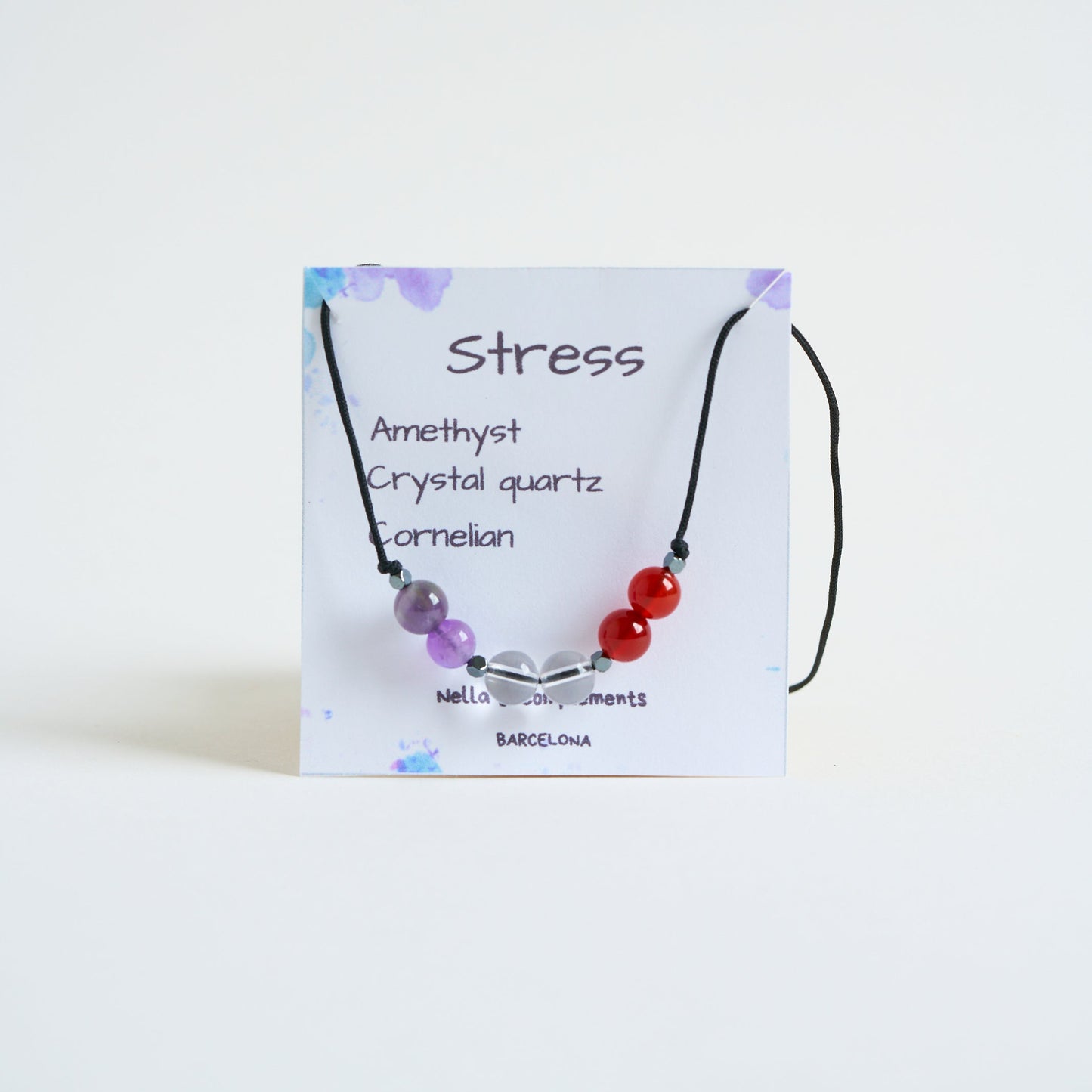 Collar para el estrés | Piedras para aliviar el estrés.