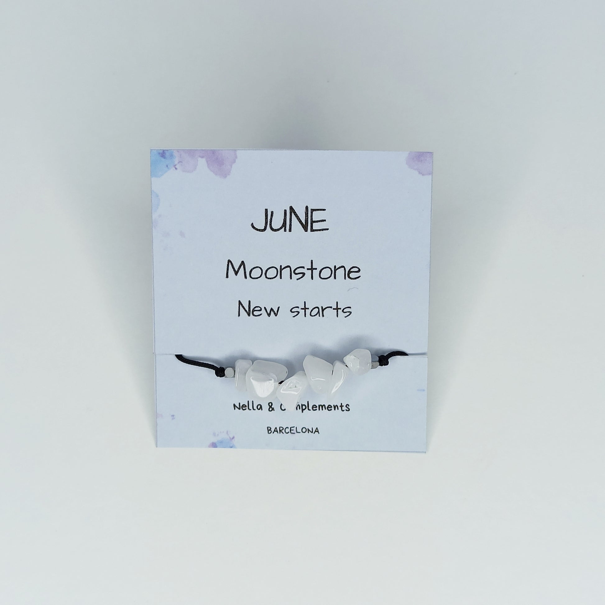 Pulsera piedra de nacimiento Junio | Piedra natal de Junio