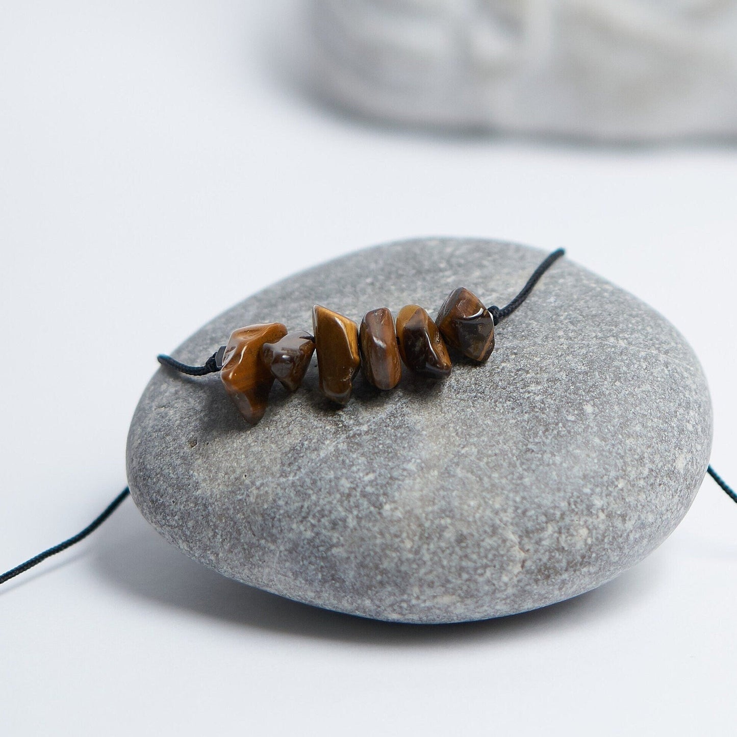 Pulsera piedras de Ojo de Tigre | Piedra natural.