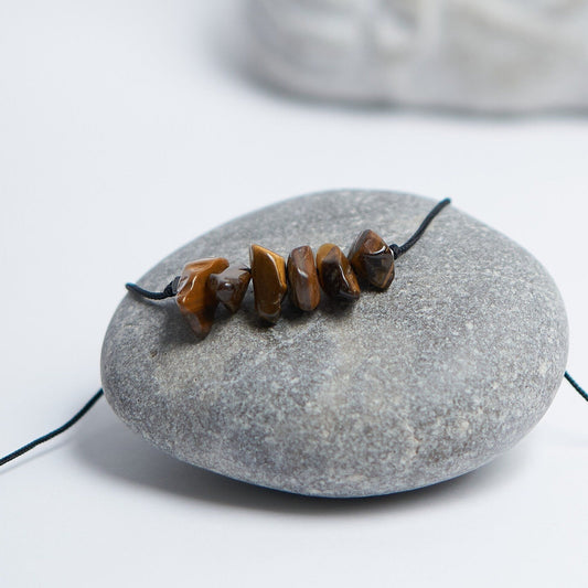 Pulsera piedras de Ojo de Tigre | Piedra natural.