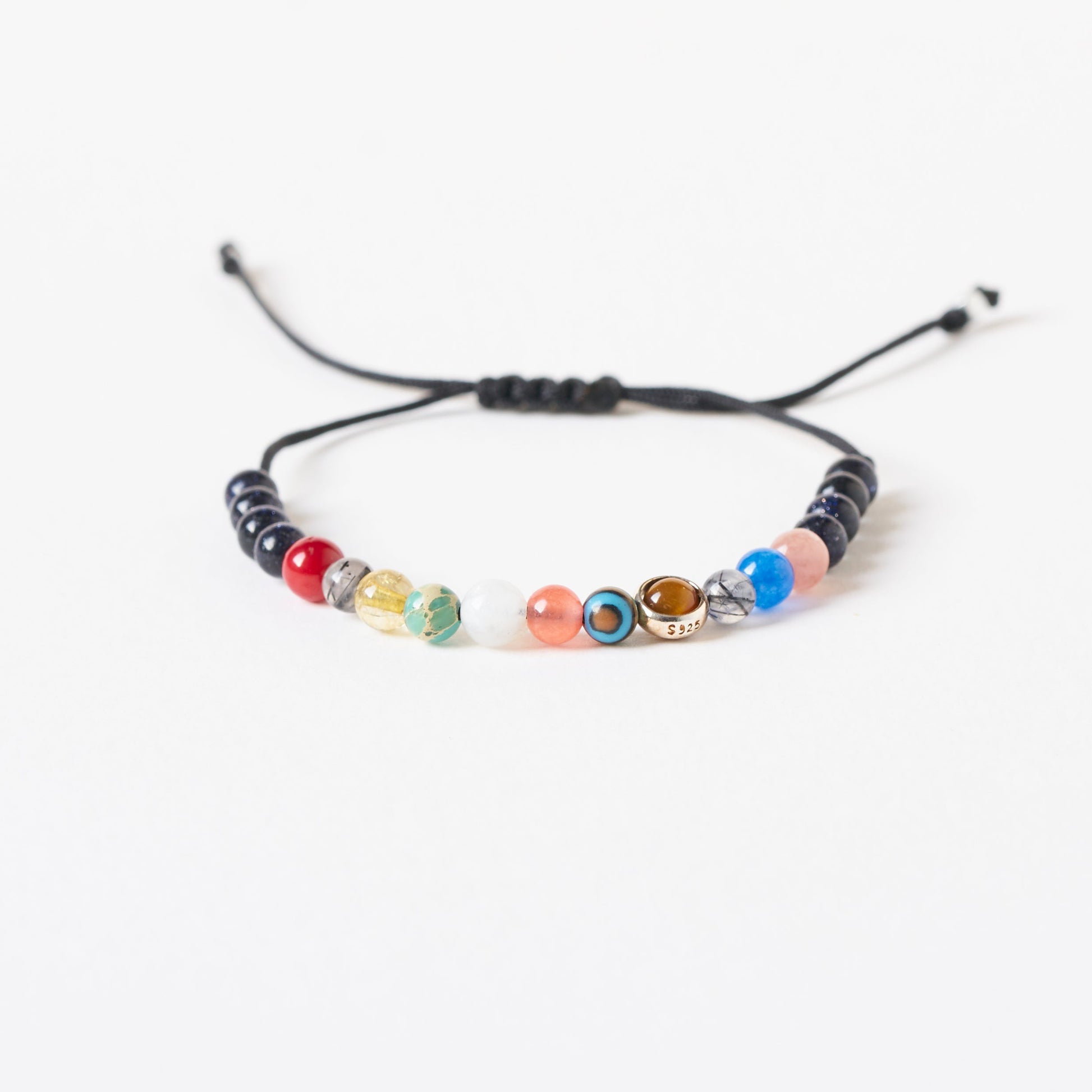 Pulsera del Sistema Solar | Joyería de piedra natural 