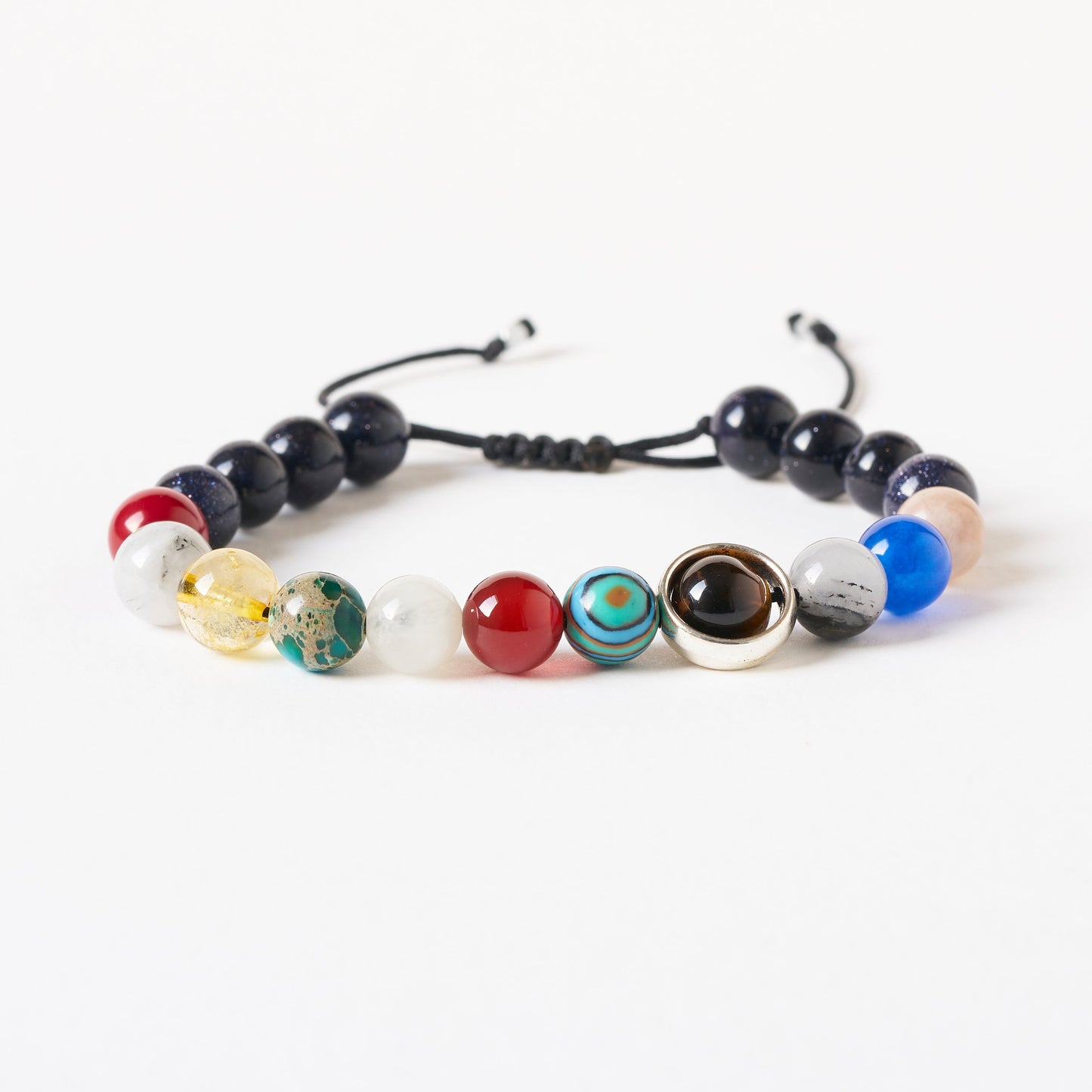 Pulsera del Sistema Solar | Joyería de piedra natural 