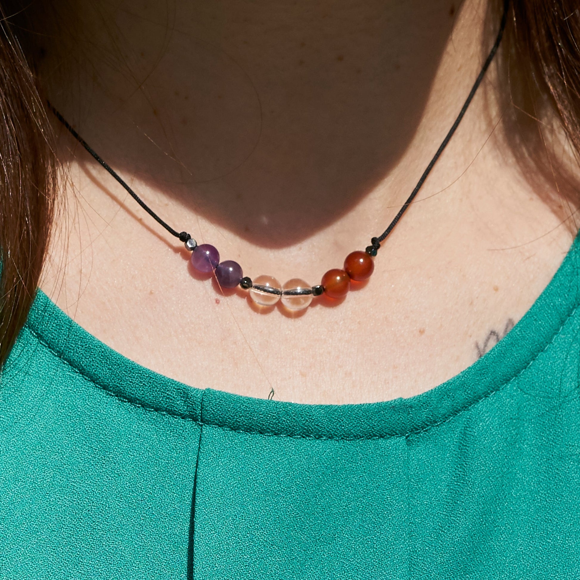 Collar para el estrés | Piedras para aliviar el estrés.