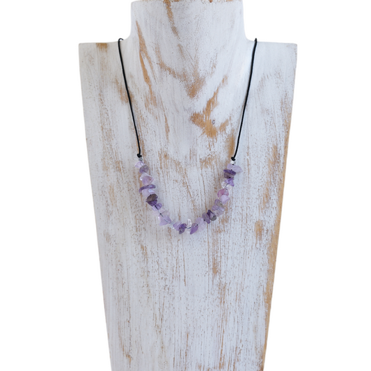 Collar con Amatista,  piedra natural - NellayComplements #