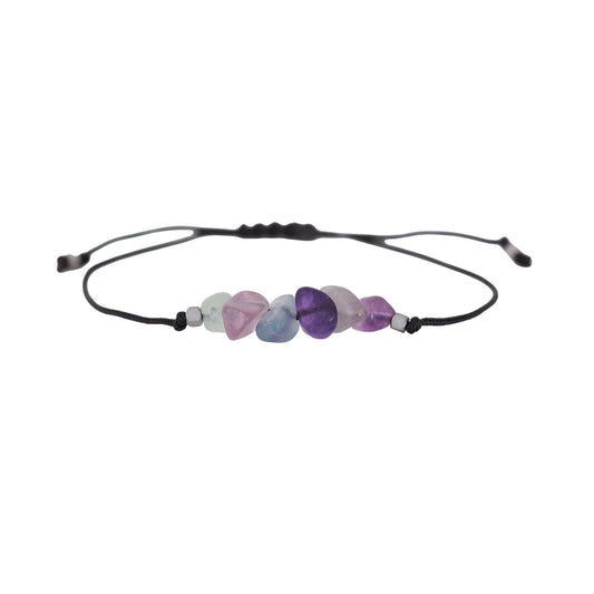 Pulsera piedras de Fluorita Arcoíris | Piedra Natural