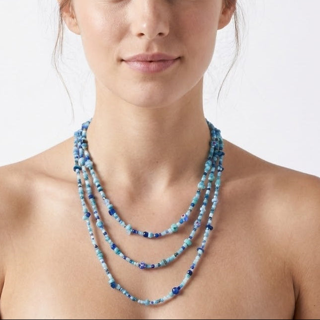 Pulsera o/y Collar de vueltas | Piedras Naturales.