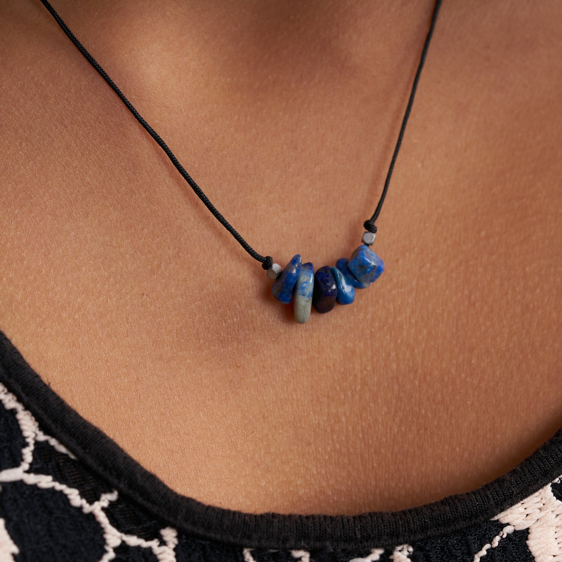 Collar con piedras de nacimiento mes de Septiembre - NellayComplements #
