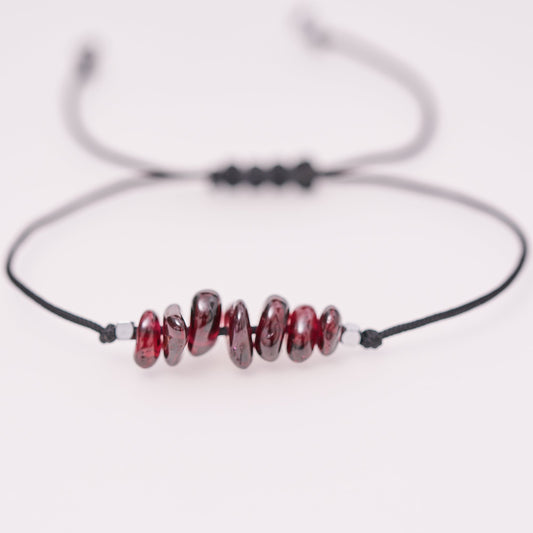 Pulsera con piedras de nacimiento mes de Enero - NellayComplements #