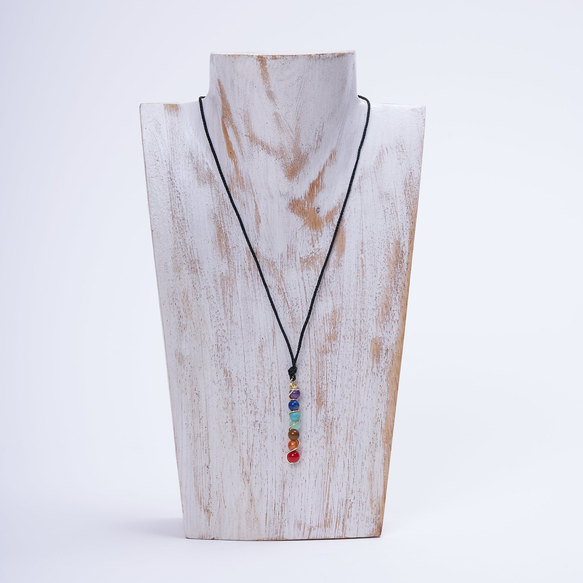 Collar 7 chakras con Piedras naturales. - NellayComplements #