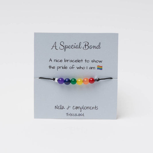 Pulsera de orgullo gay, pulseras de bandera LGBT - NellayComplements #