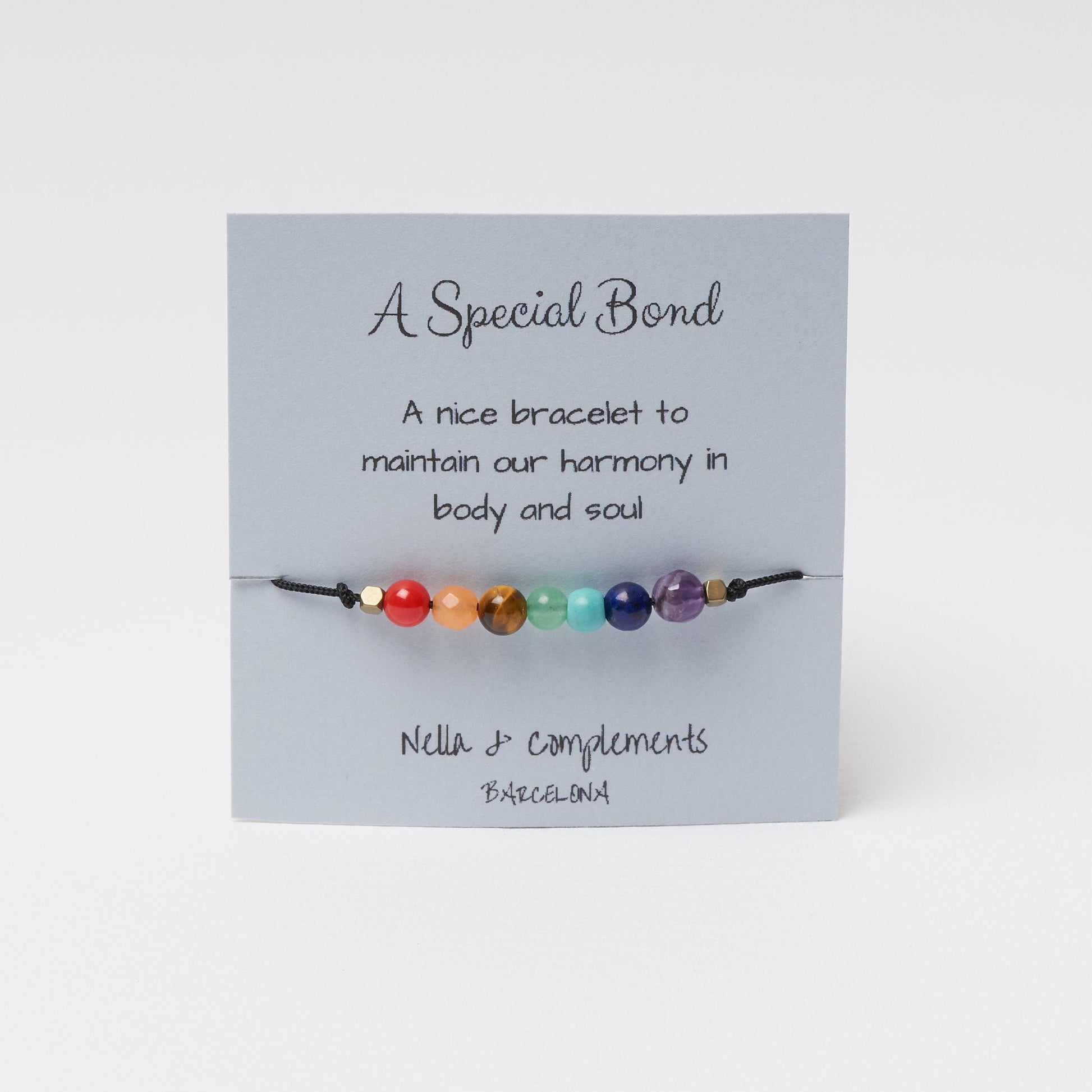 Pulsera 7 chakras con piedras naturales. - NellayComplements #