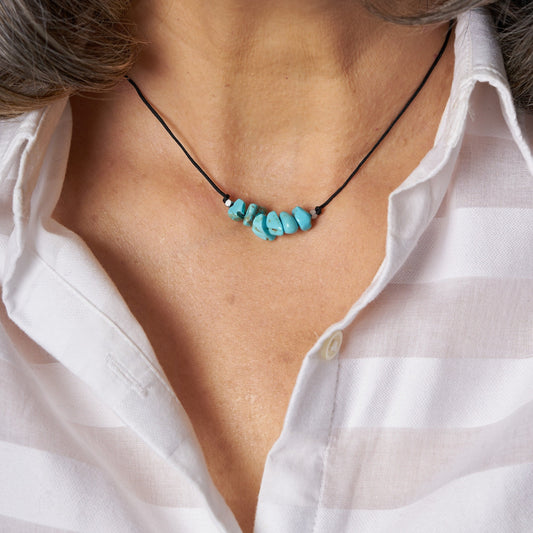 Collar con piedras de nacimiento mes de Diciembre - NellayComplements #