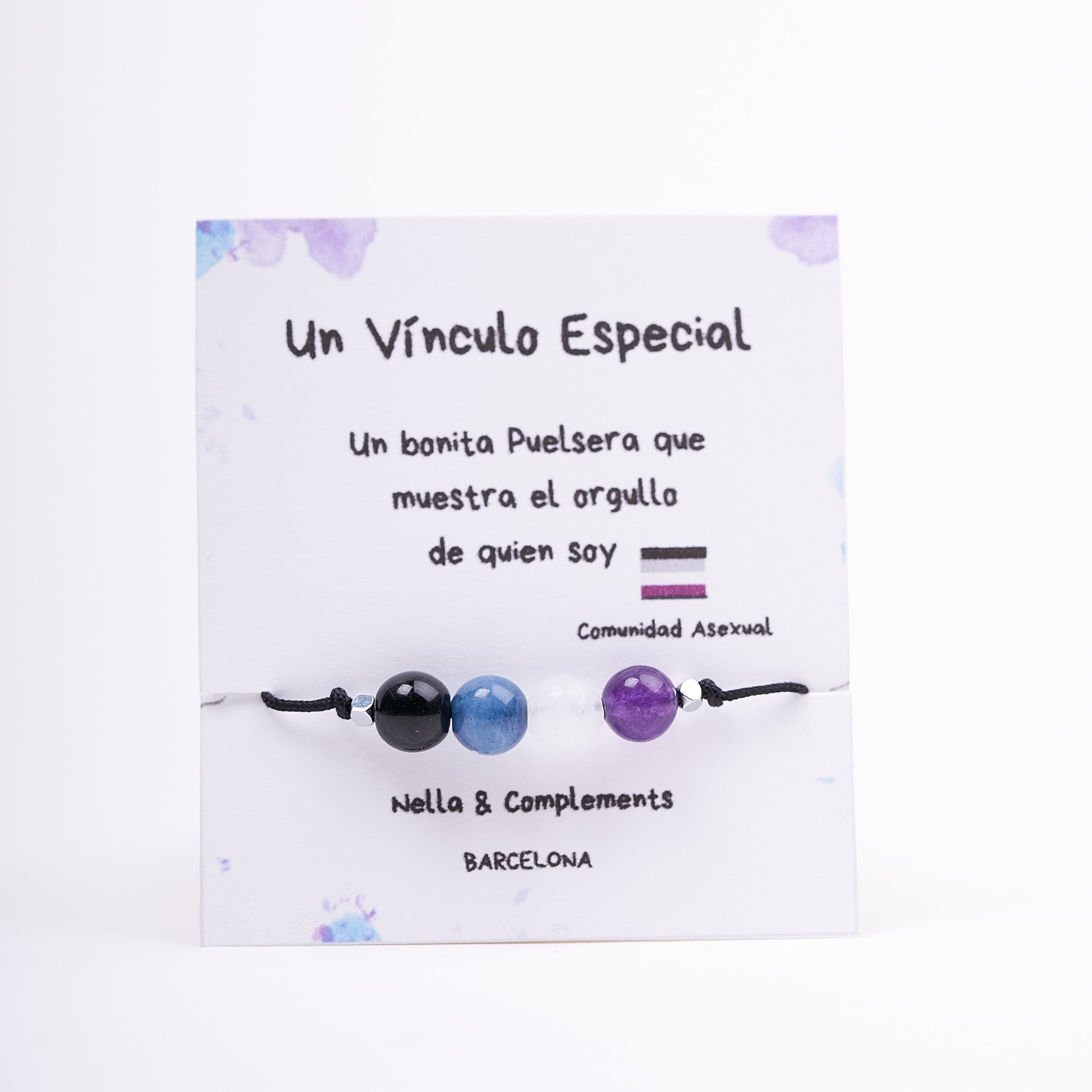 Pulsera de orgullo Asexual, Comunidad LGBTQ+ - NellayComplements #
