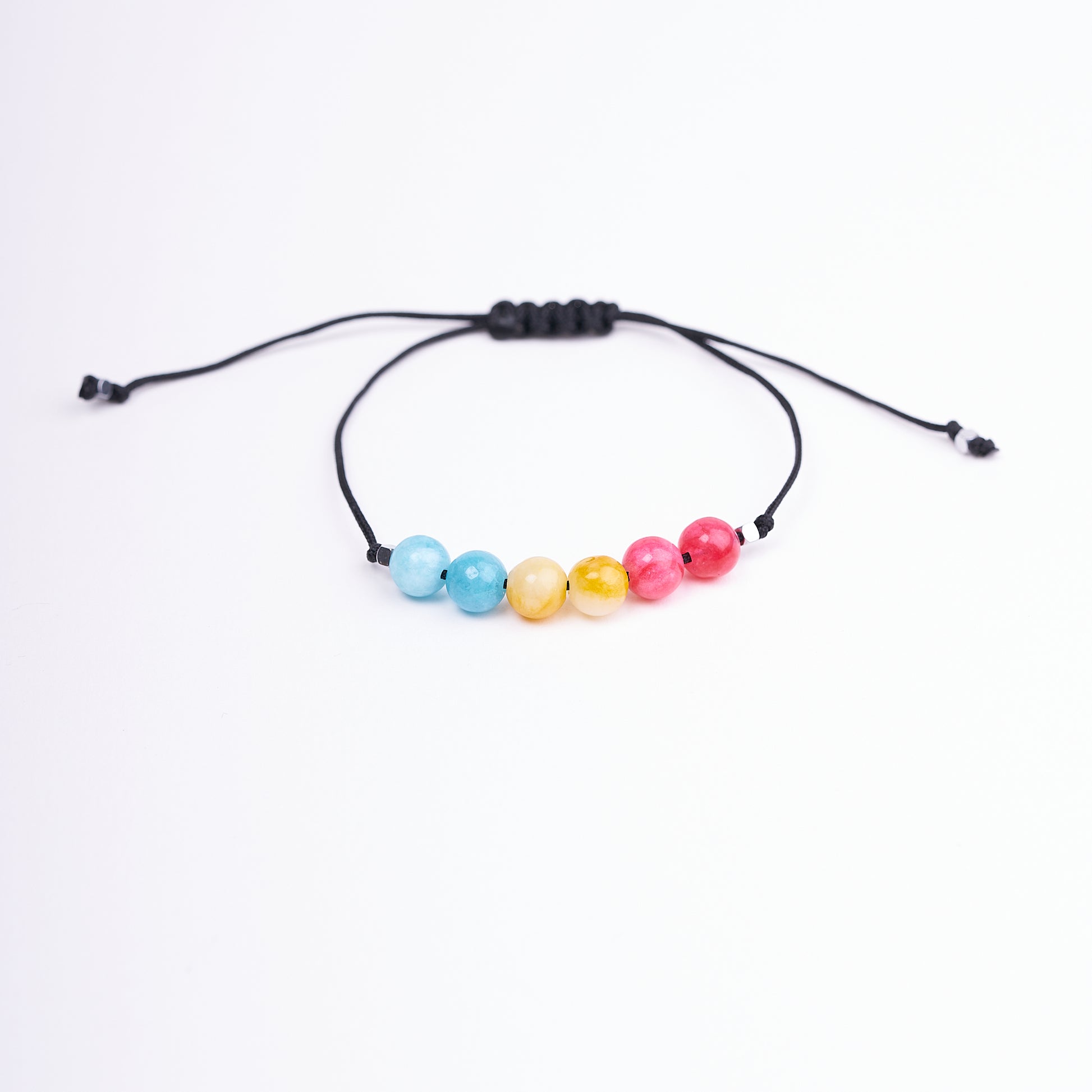Pulsera de orgullo Pan Sexual, ágatas naturales - NellayComplements #