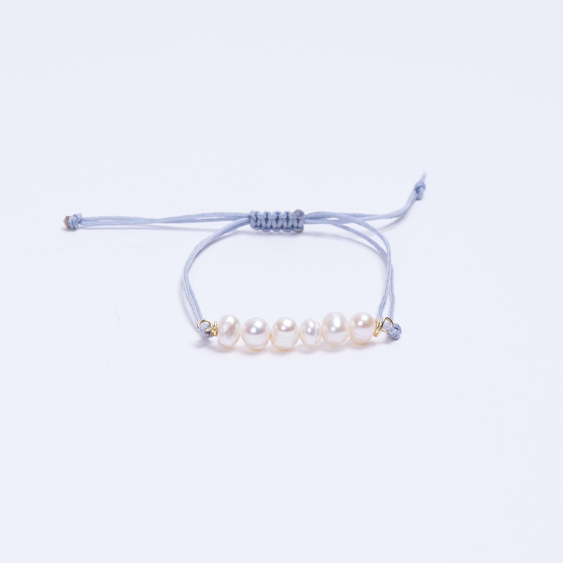 Pulsera con perlas cultivadas, piedra natural - NellayComplements #